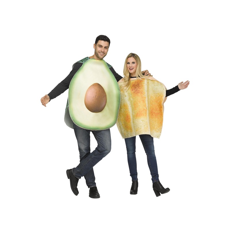 Avocado & Toast Adult Costume (Pair) Standard