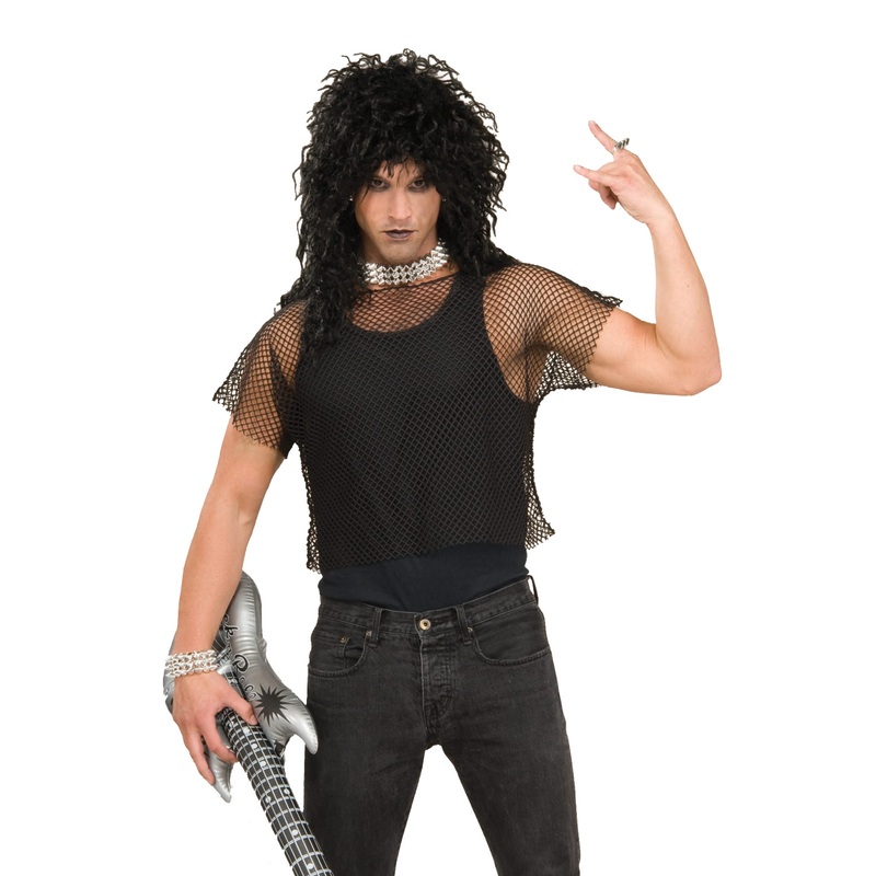 Black Mesh Top Adult Costume Standard