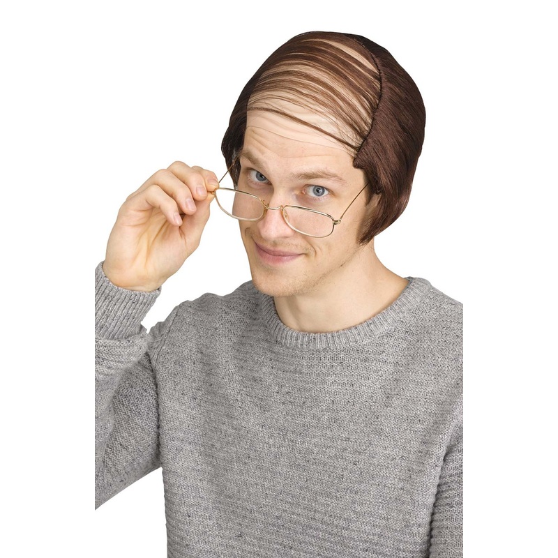 Comb Over Costume Wig (Brown) Standard
