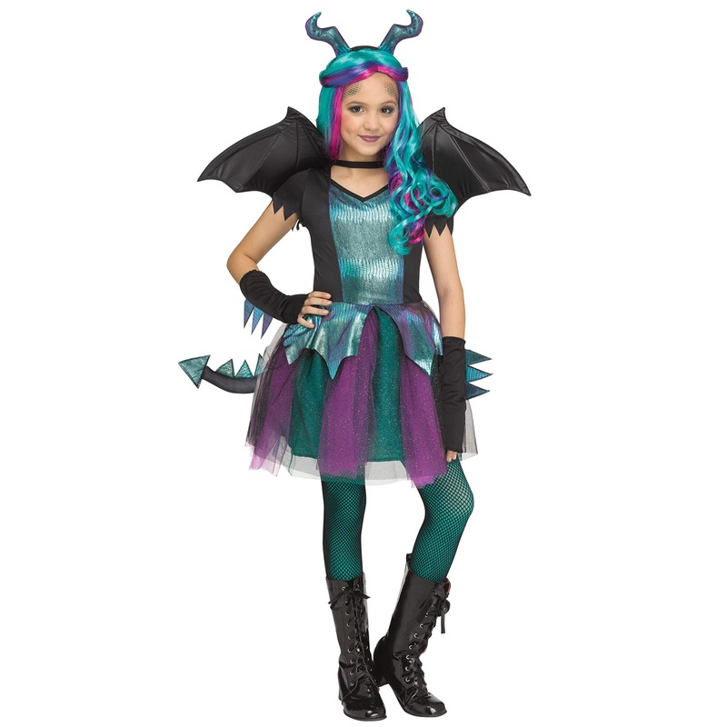 Dark Dragon Child Costume Medium
