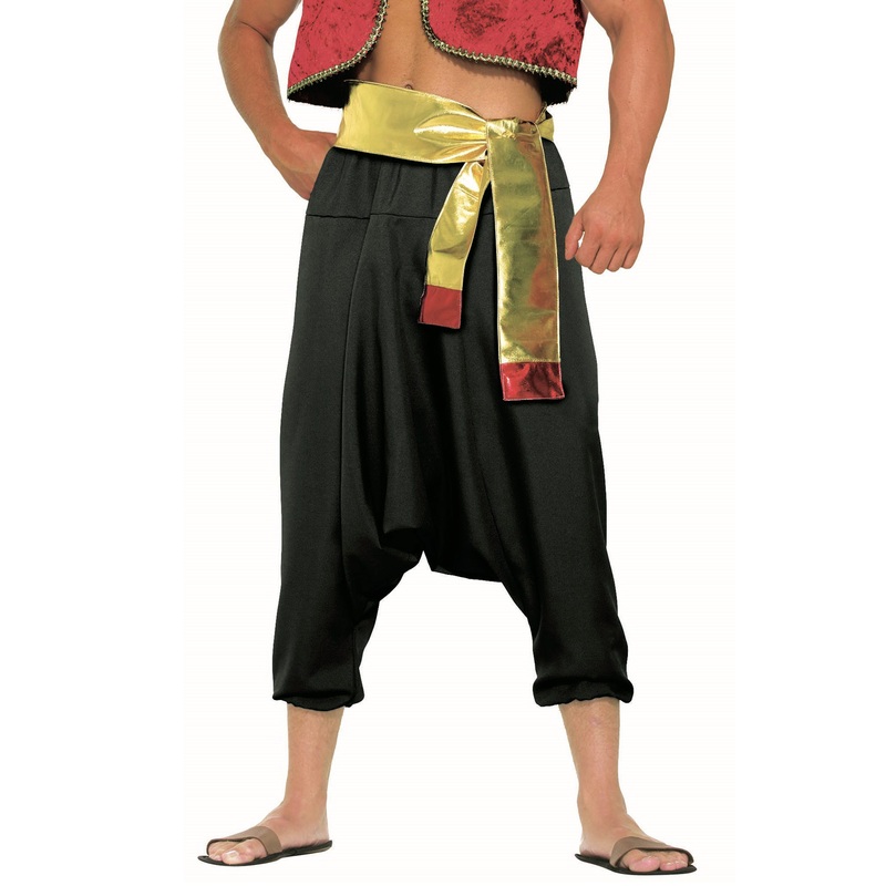 Desert Prince Pants Adult Costume (Black) Standard