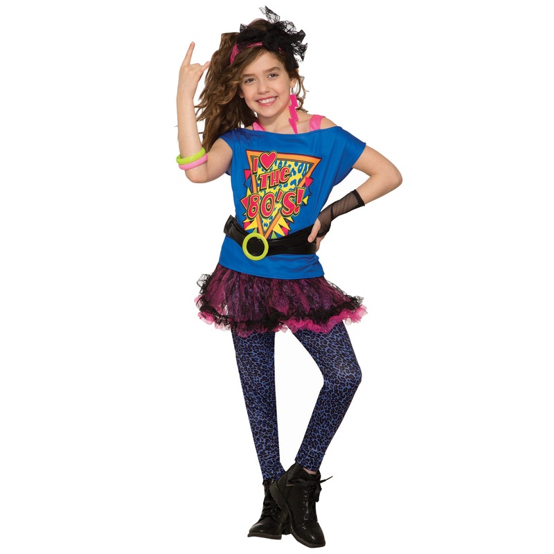 Totally 80's Child Costume (Small) Small (4-6)