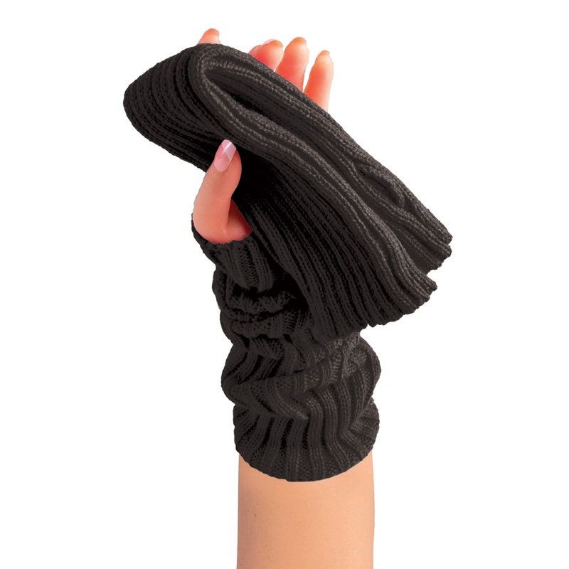 80's Arm Warmers (Black) Standard