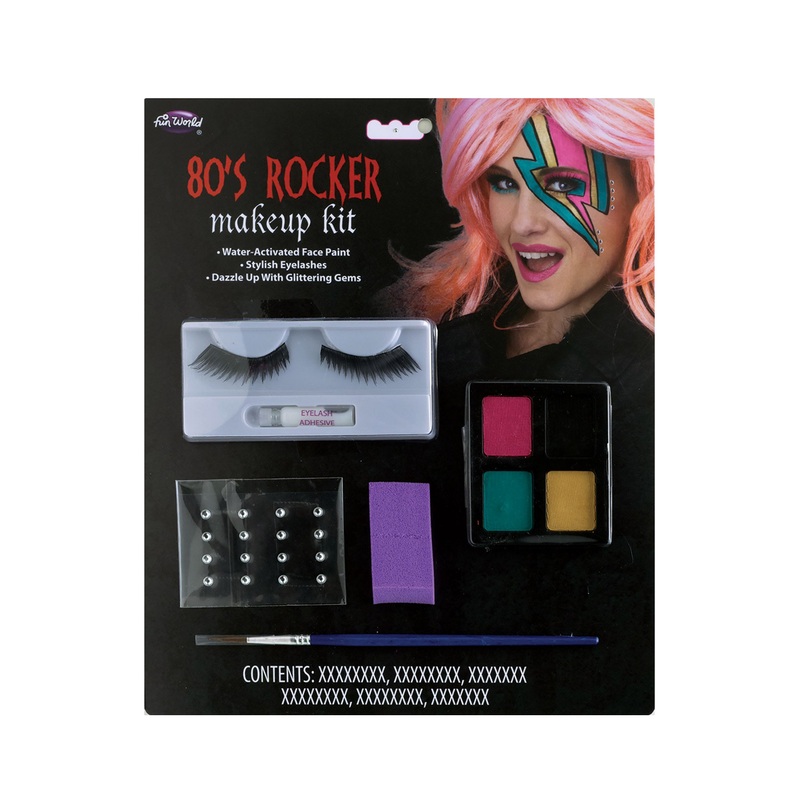 80s Rocker Makeup Kit Standard