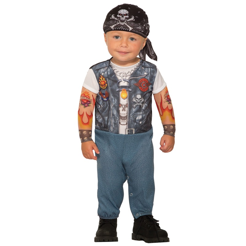 Biker Wild Child Infant Costume Infant