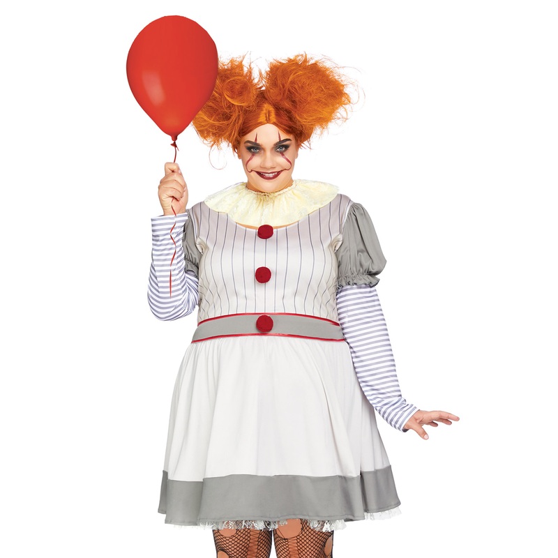 Creepy Clown Plus Size Costume 1X/2X