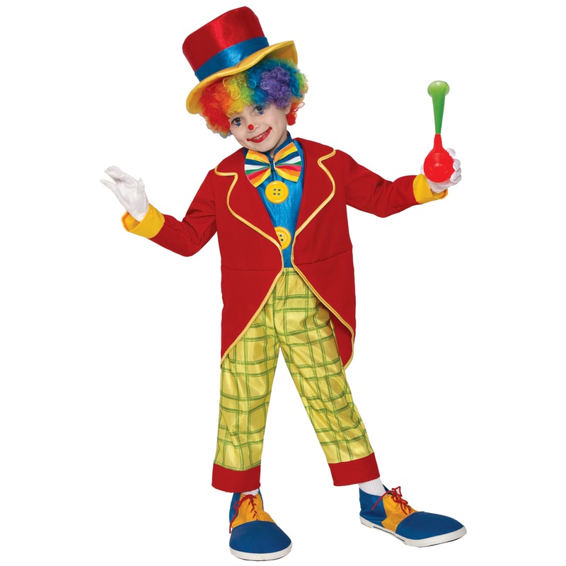 Funny Clown Child Costume (Large) Large (12-14)