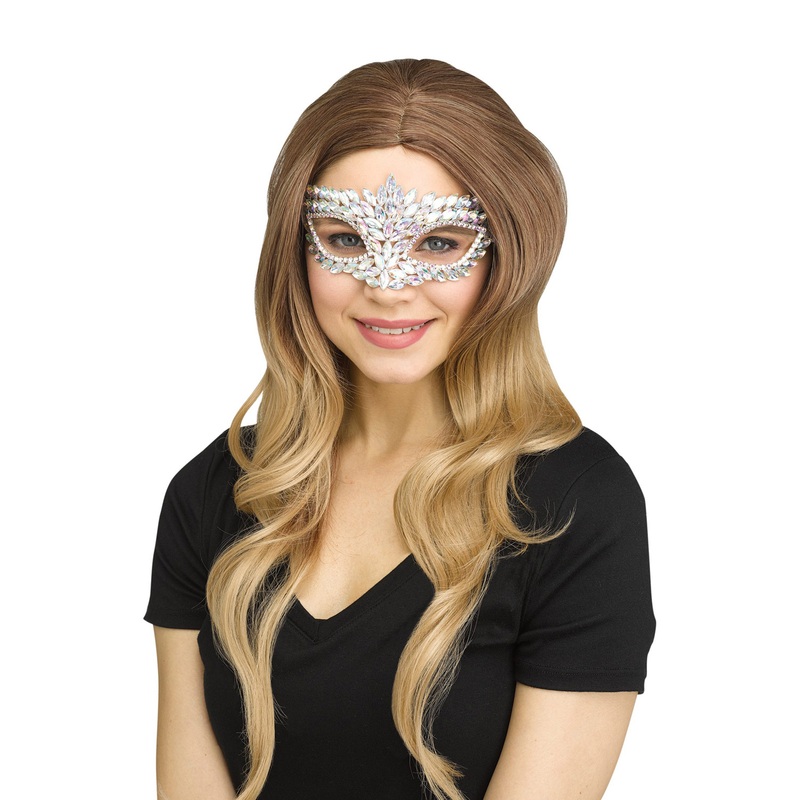 Rainbow Rhinestones Mask Standard