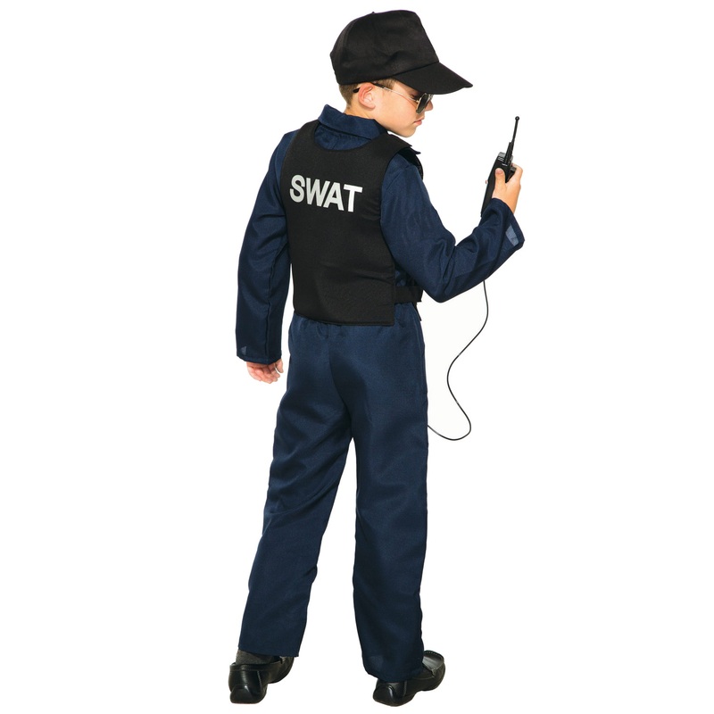 SWAT Jumpsuit Child Costume (Small) Small (4-6)