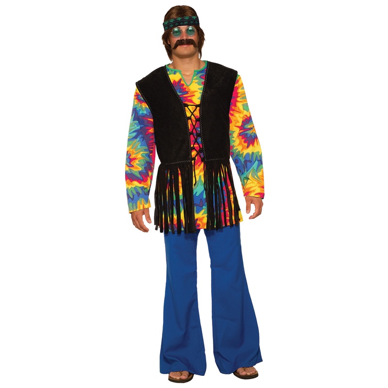 Tie Dye Dude Adult Costume Standard