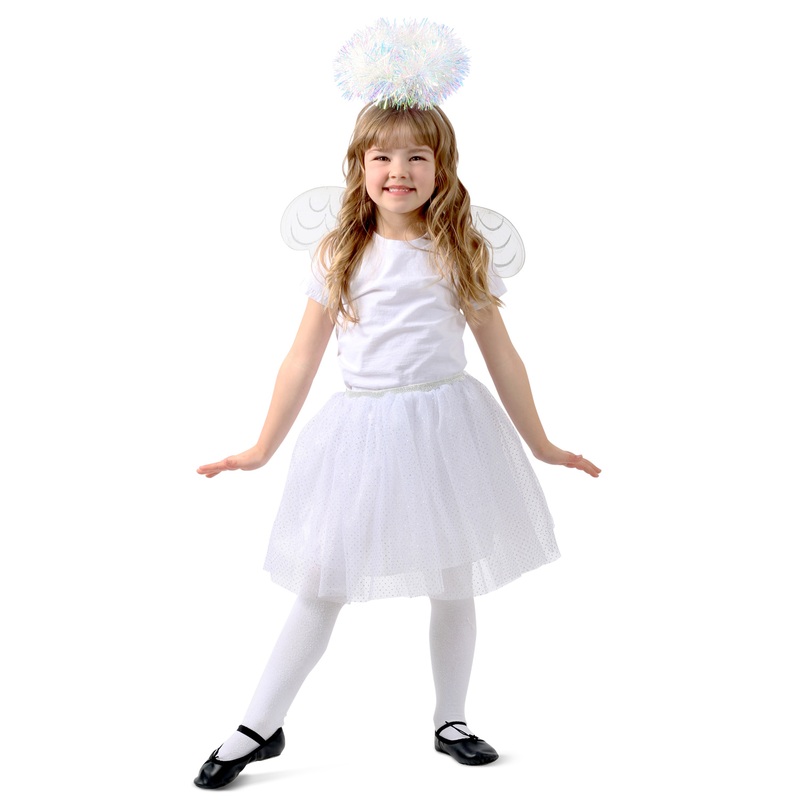 Tinsel Angel Skirt Child Costume Kit X-Small/Small