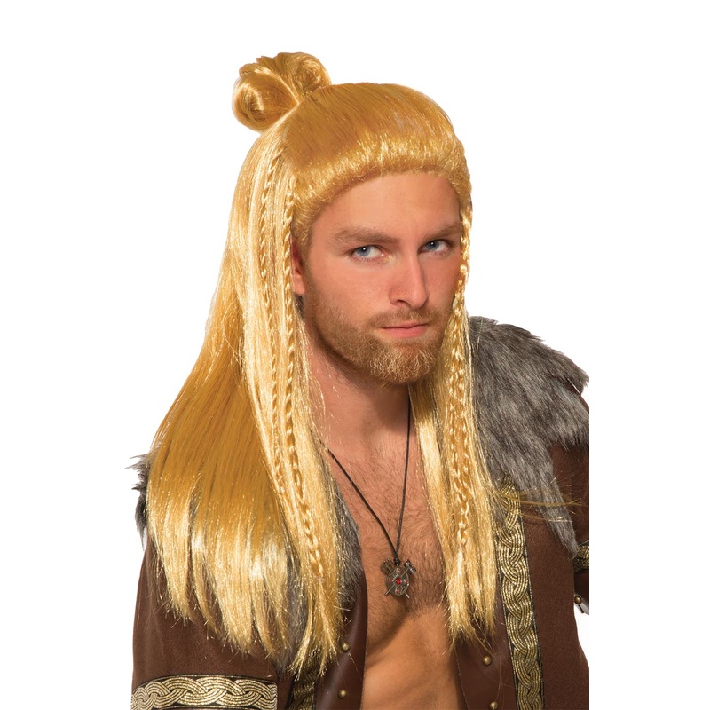Viking Male Warrior Wig Standard