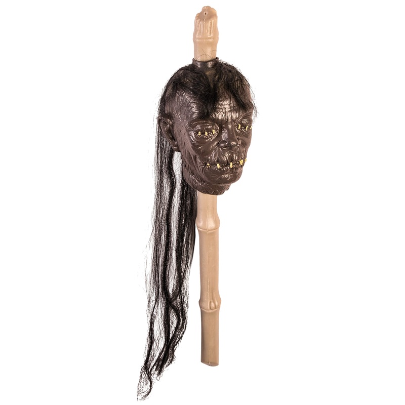 Voodoo Shrunken Head on a Stake Standard