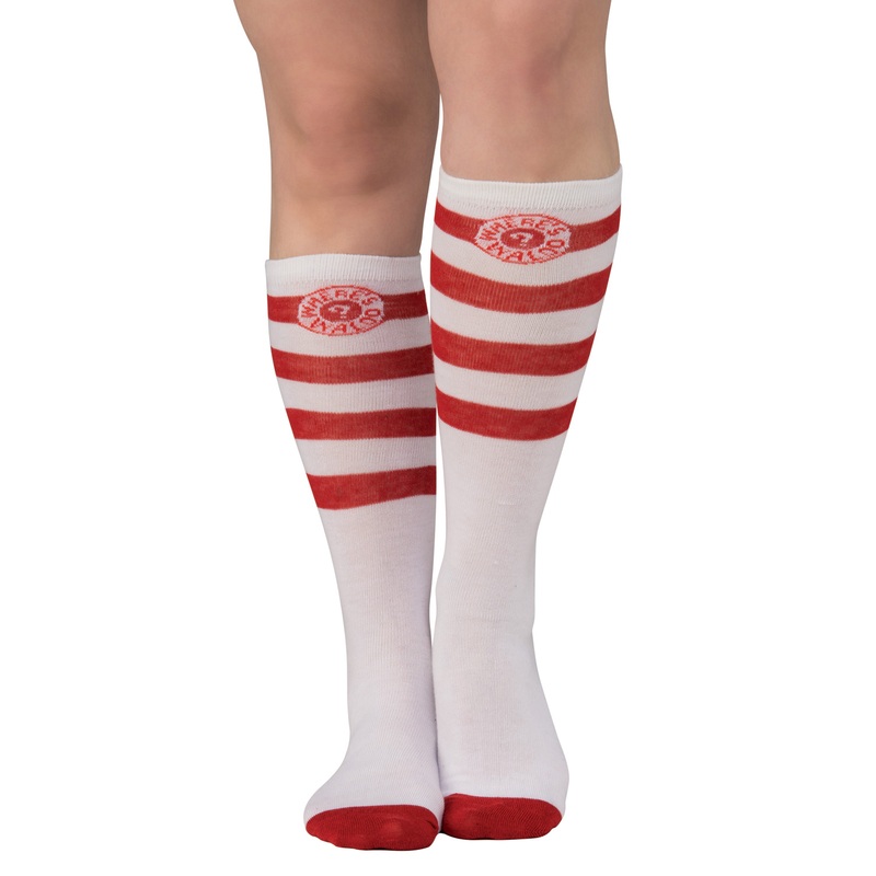 Where's Waldo Striped Socks One Size