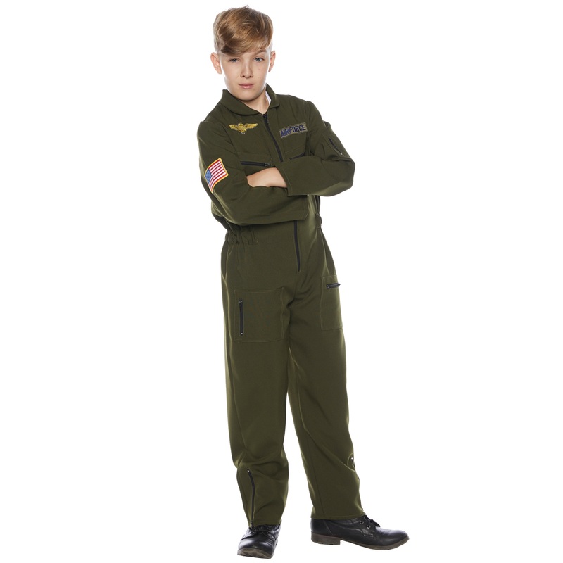 Airforce Flight Suit Child Costume Small