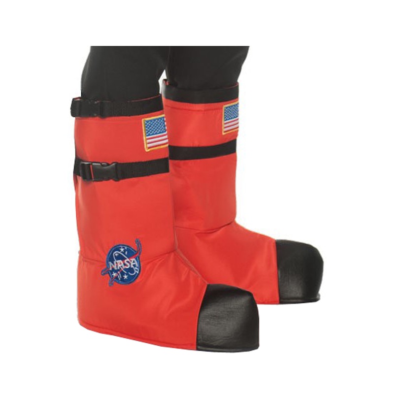 Astronaut Child Boot Tops (Orange) One Size