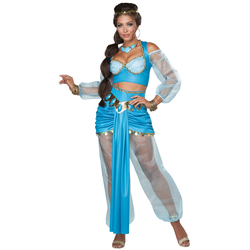 Blue Arabian Princess Adult Costume X-Small