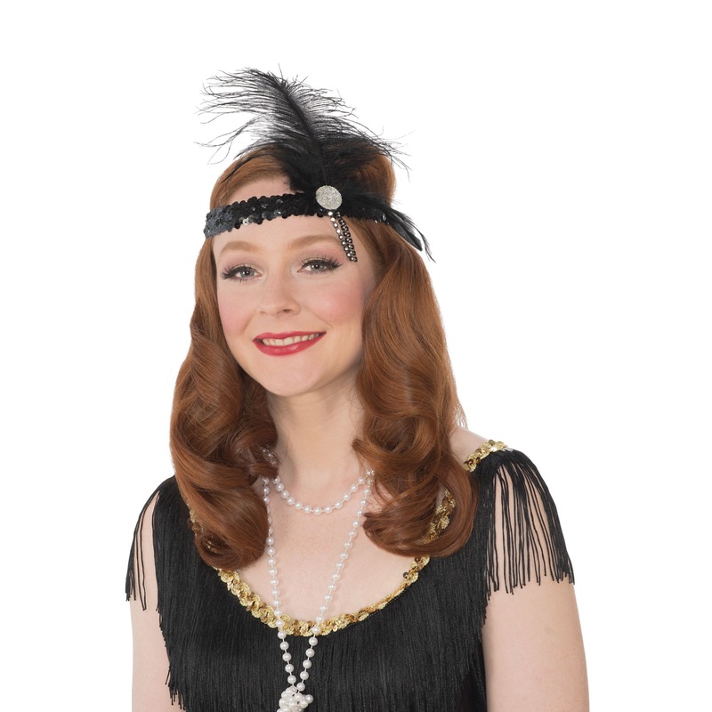 Jeweled Flapper Headband Standard