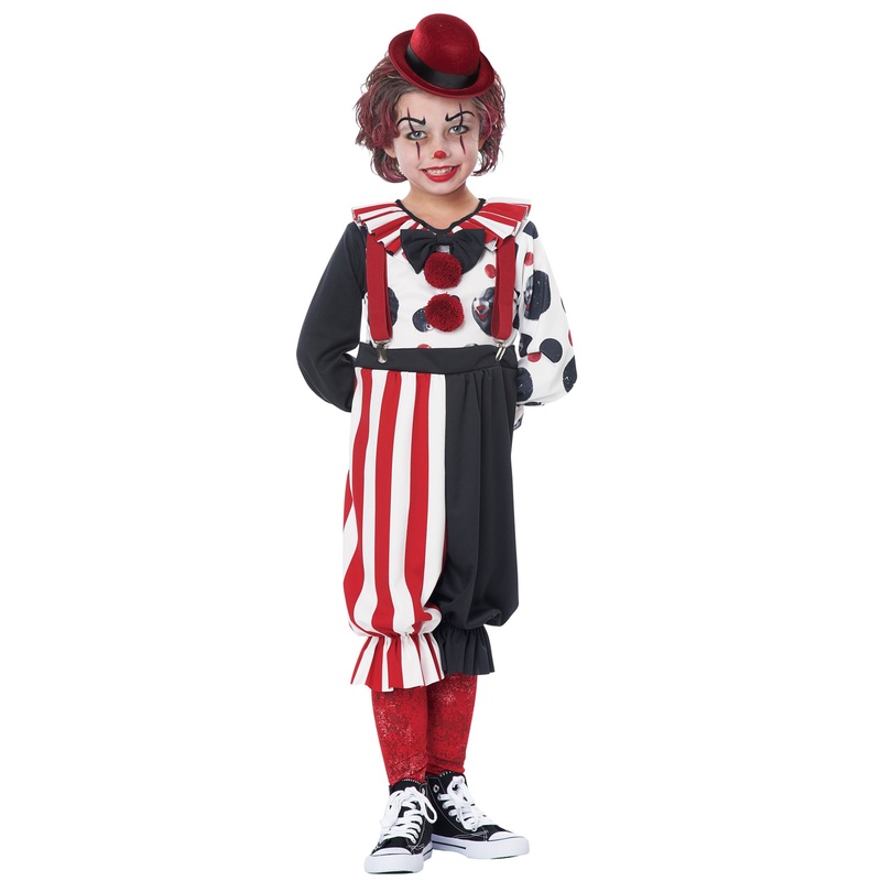 Kreepy Klown Kid Toddler Costume Medium (3-4)