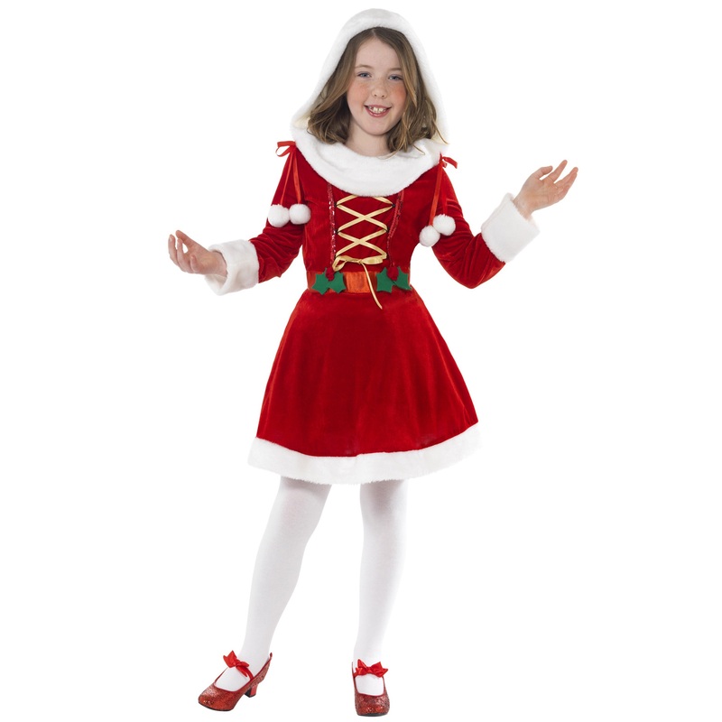 Little Miss Santa Child Costume Medium
