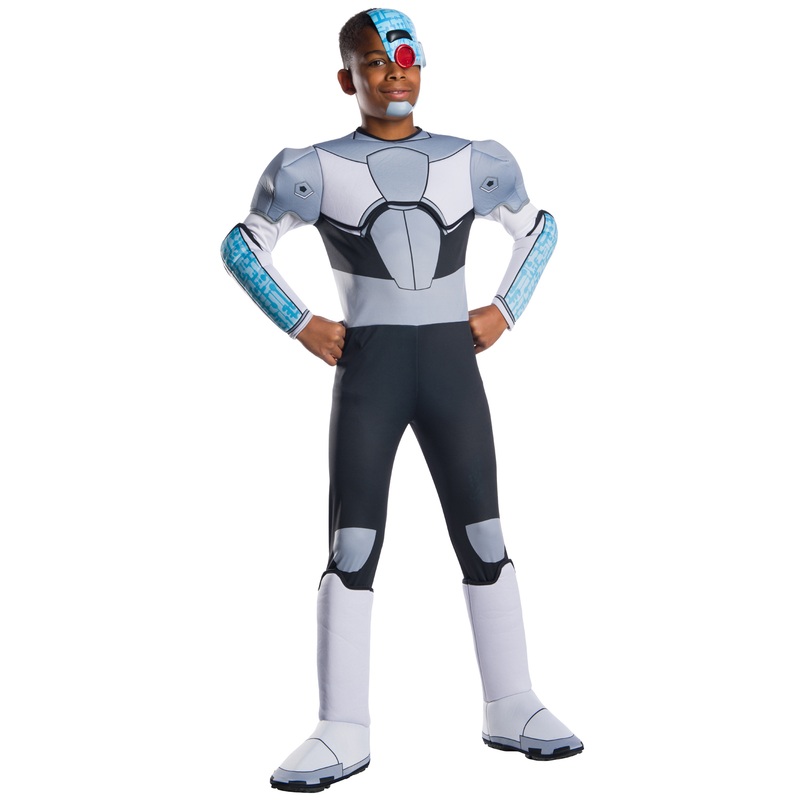 Teen Titans Deluxe Cyborg Child Costume Small