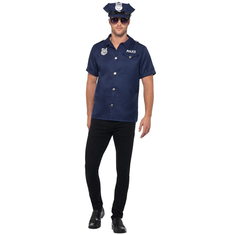 US Cop Adult Costume Medium