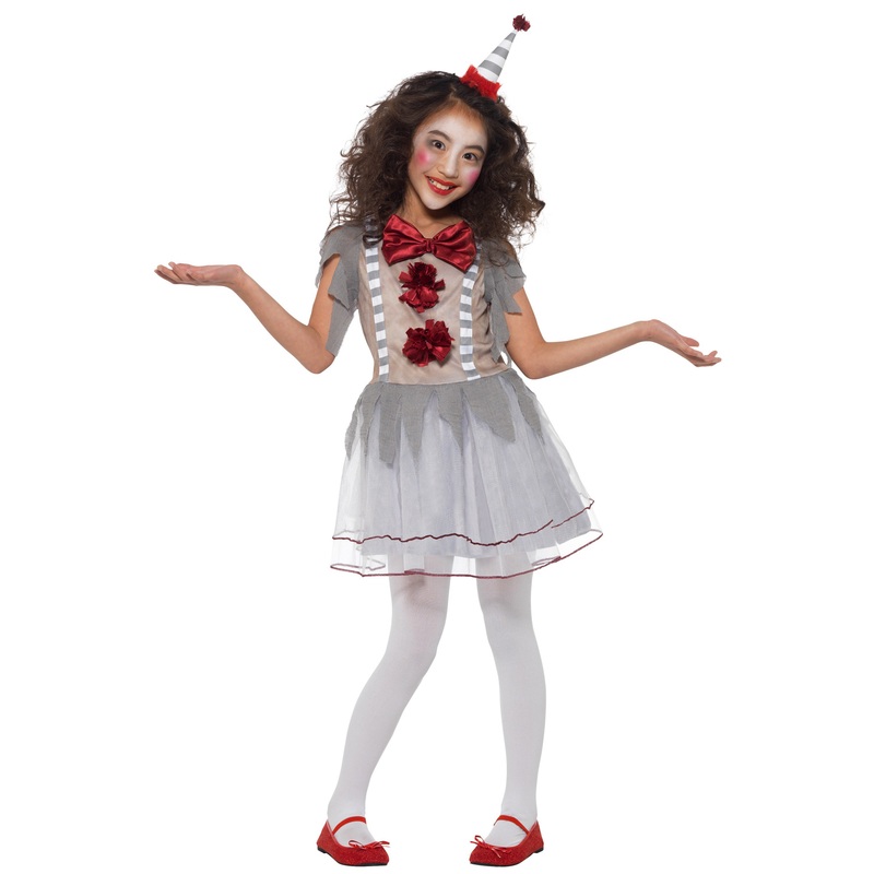 Vintage Clown Girl Costume Small