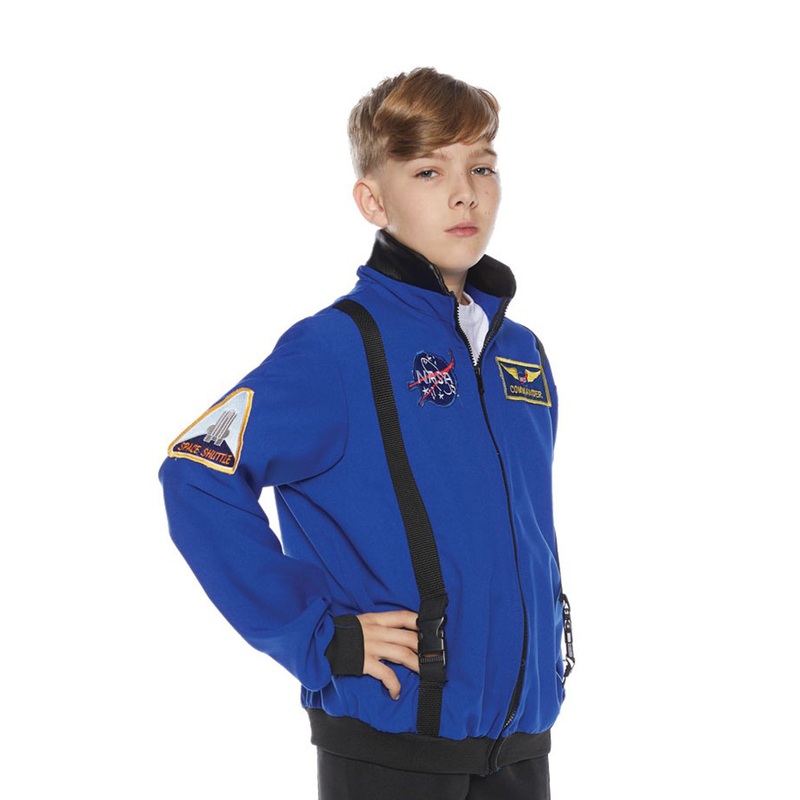 Astronaut Jacket Child Costume (Blue) Small