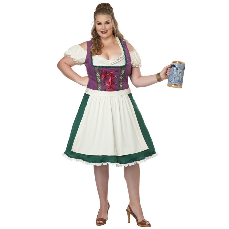 Bavarian Beer Maid Plus Size Costume 1XL