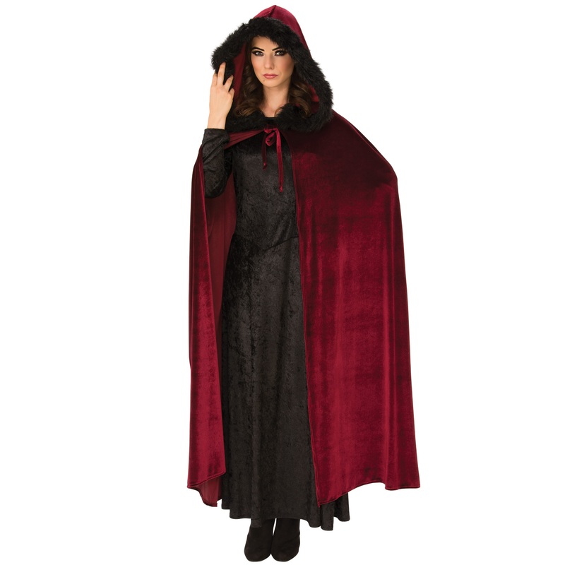 Burgundy Baroness Cape Standard