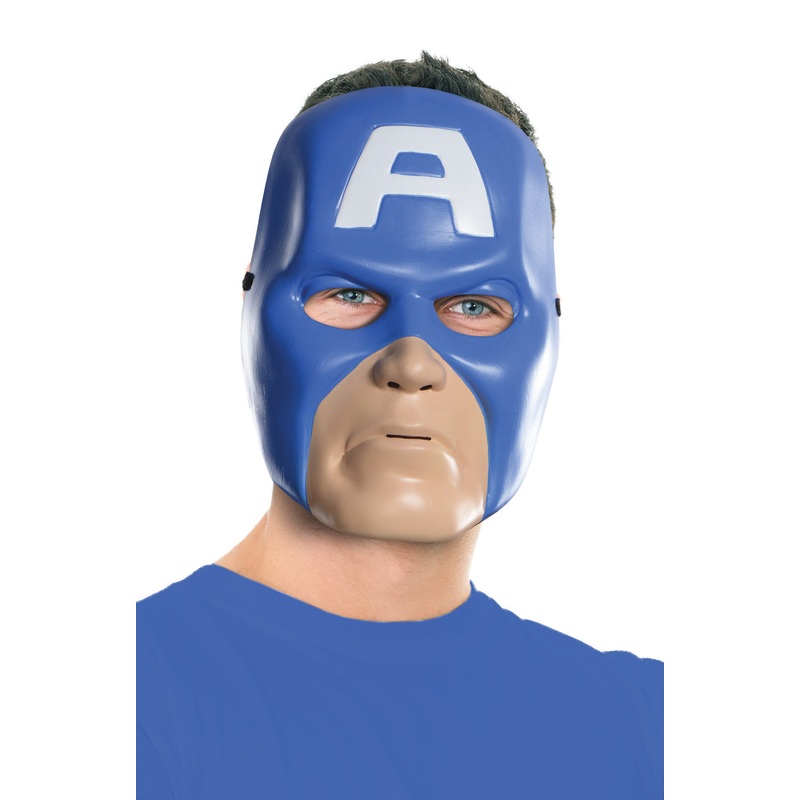 Captain America 1/2 Adult Mask Standard