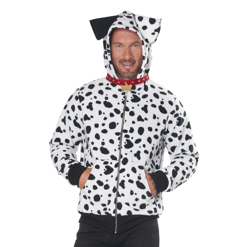 Dalmatian Hoodie Adult Costume Small/Medium