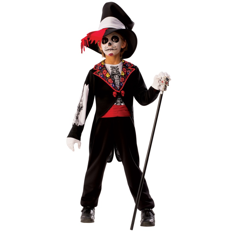 Day of the Dead Boy Child Costume Small