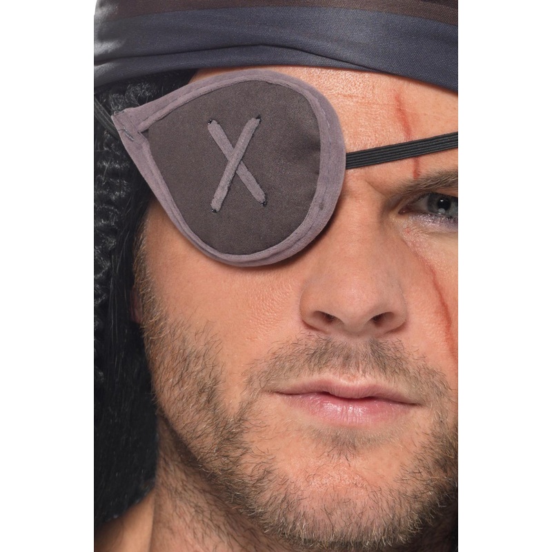Pirate Eyepatch (Grey) Standard