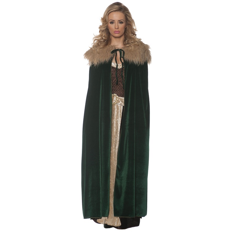 Renaissance Adult Cape (Green) One Size