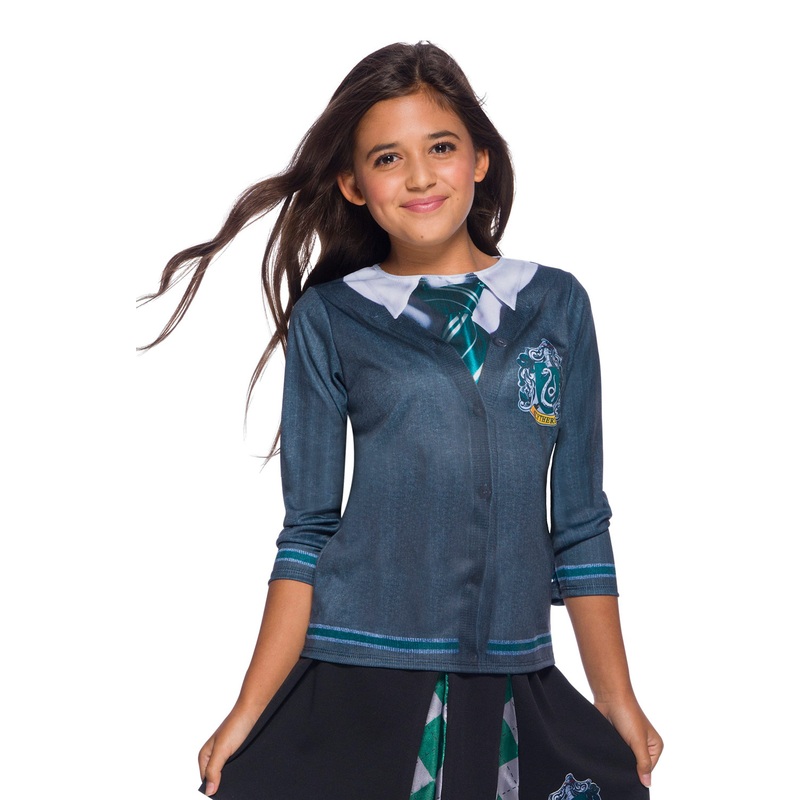 Slytherin Printed Top Child Costume Small
