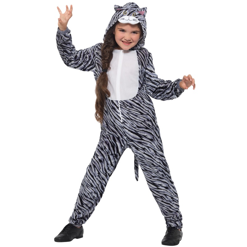 Tabby Cat Child Costume Small