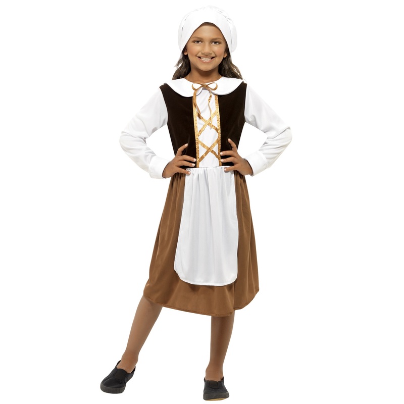 Tudor Girl Child Costume Medium