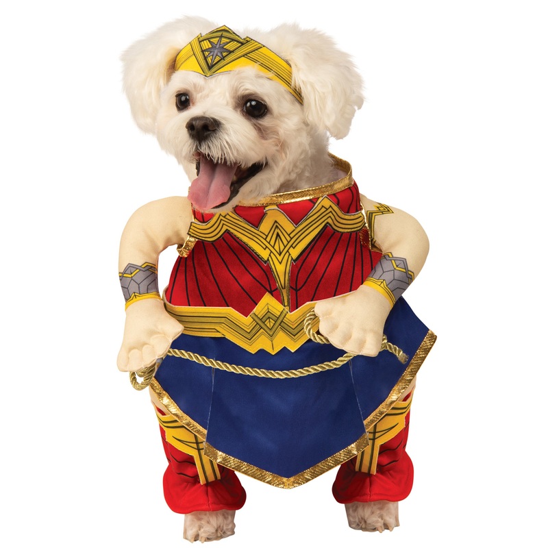Walking Wonder Woman Pet Costume Small