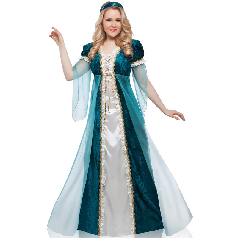 Emerald Juliet Plus Size Costume 1XL