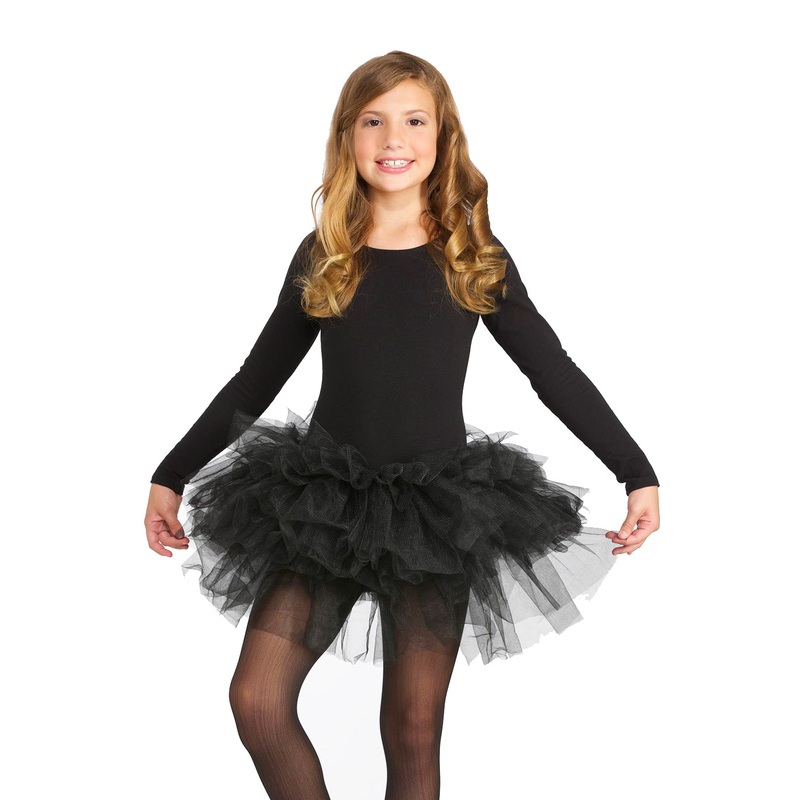 Fluffy Child Tutu (Black) One Size