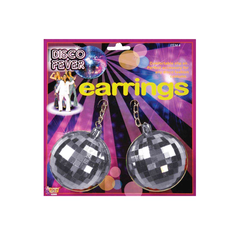 Jumbo Disco Ball Earrings Standard