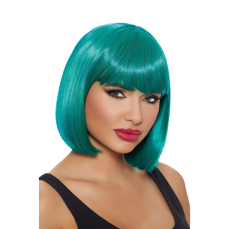 Mid-Length Bob Wig (Teal) Standard