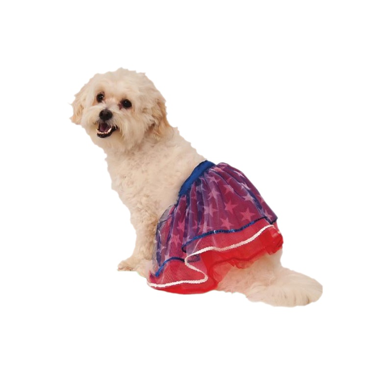 Patriotic Tutu Pet Costume Small/Medium