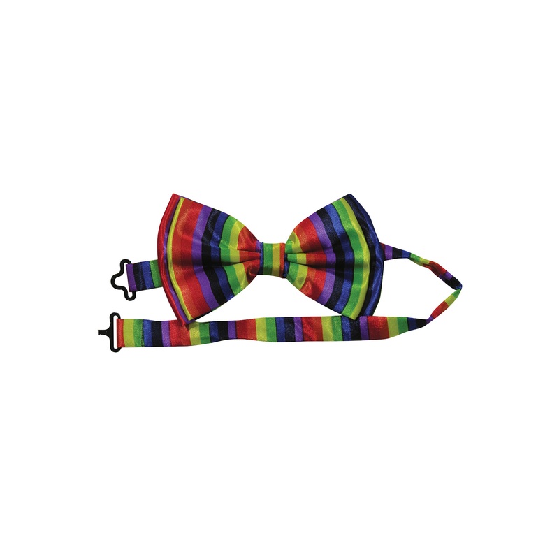 Rainbow Bow Tie Adult Accessory Standard