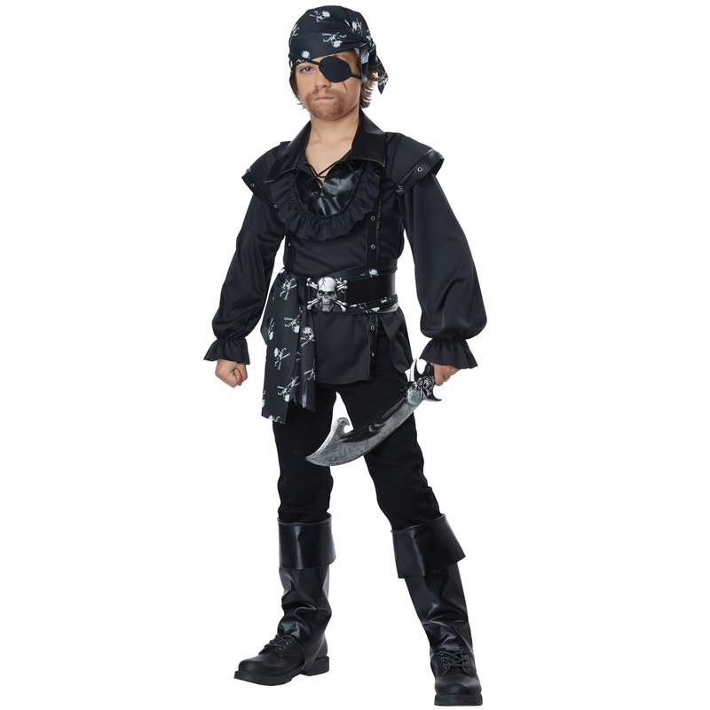Skull Island Pirate Child Costume Small