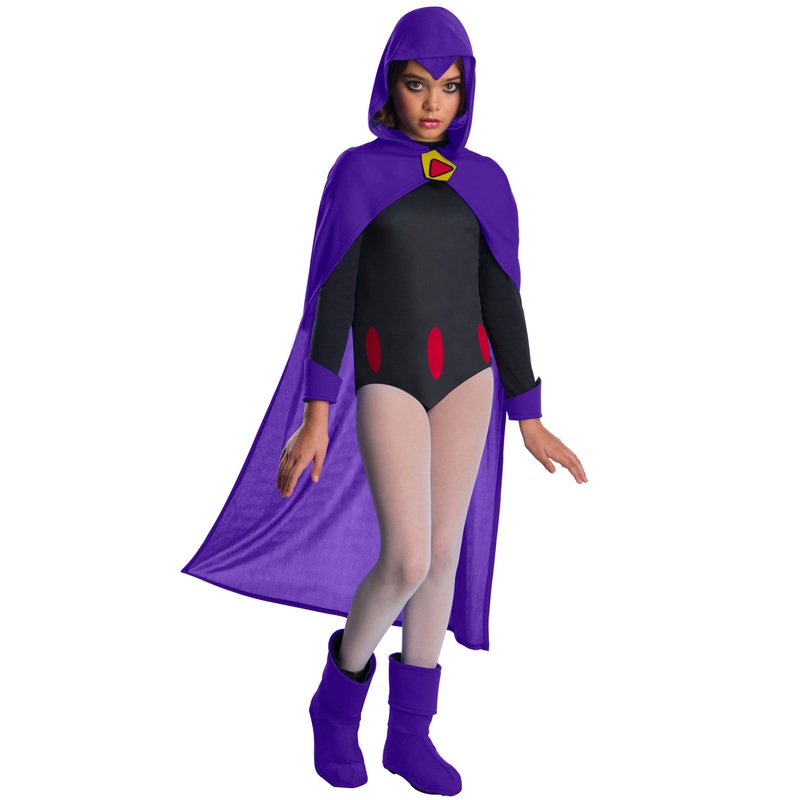 Teen Titans Deluxe Raven Child Costume Small
