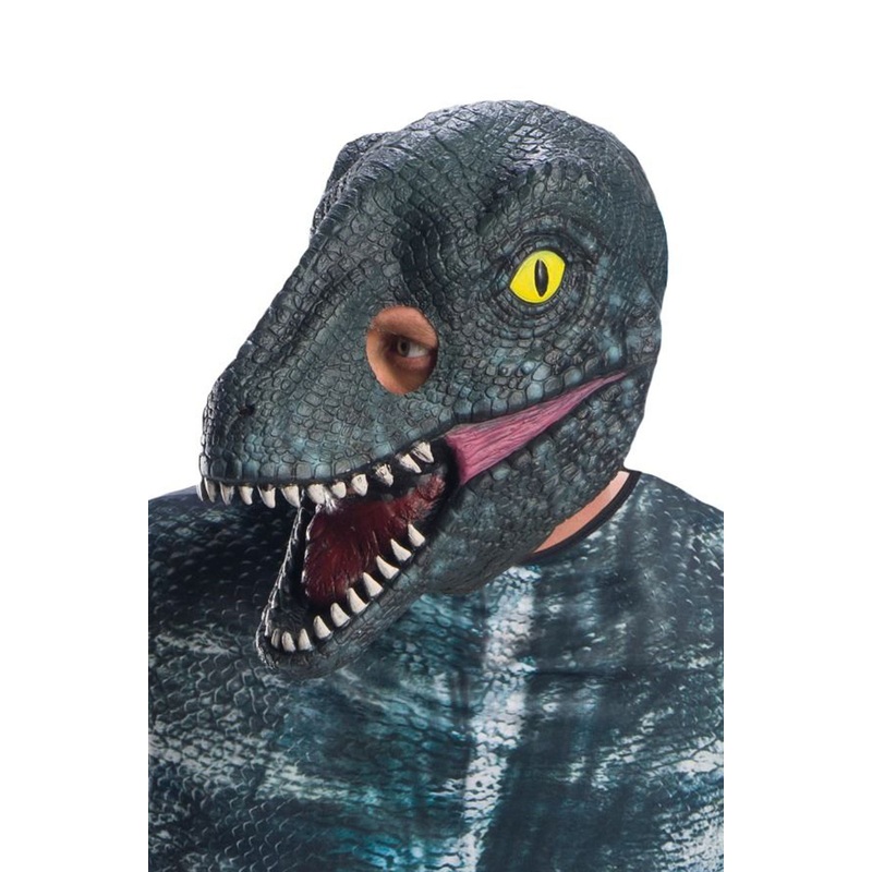 Velociraptor Blue 3/4 Adult Mask Standard