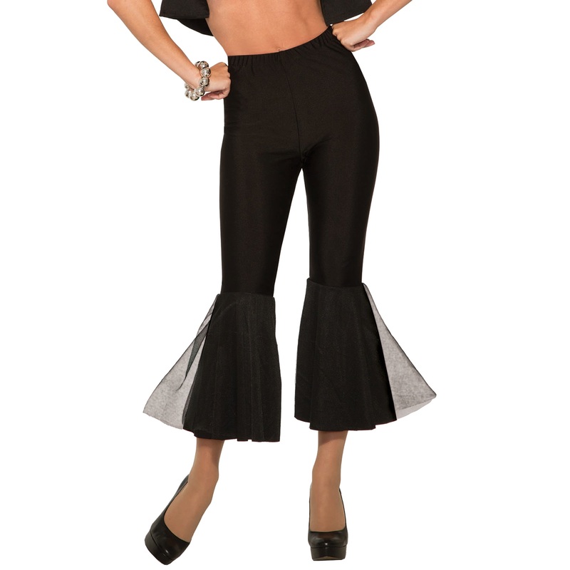 Black Disco Crop Bell Bottoms Standard