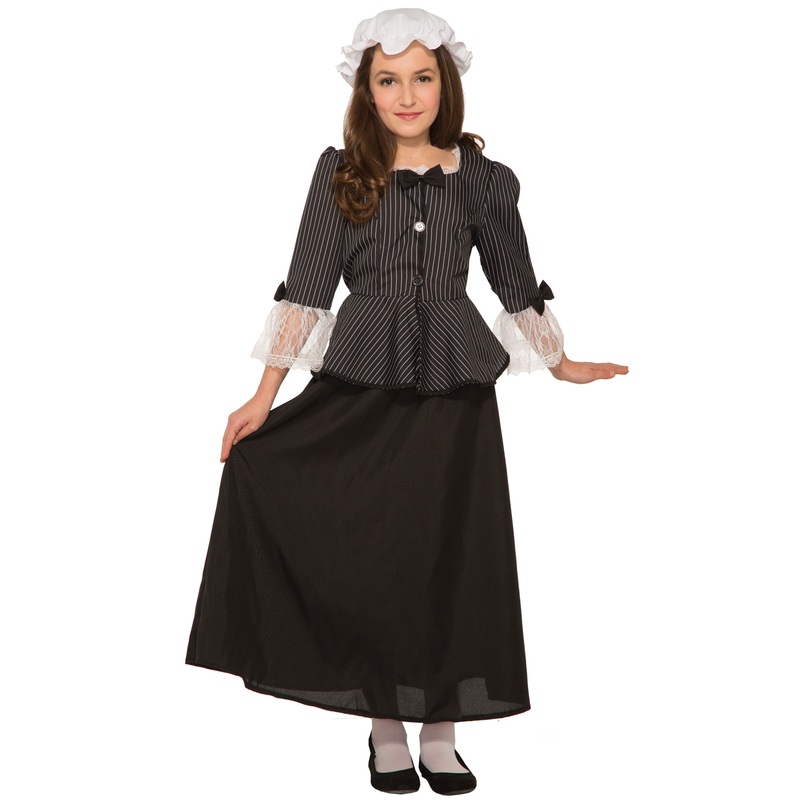 Classic Martha Washington Child Costume (Large) Large